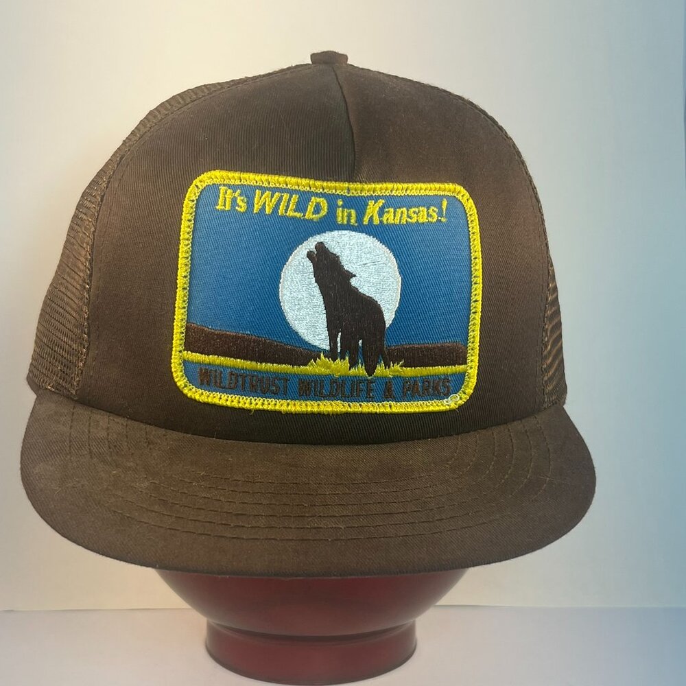 Vintage. Snap back. Kansas hat